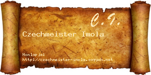 Czechmeister Imola névjegykártya